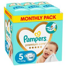 PAMPERS Pelene Monthly pack Premium S5 MSB 11-16 kg 148 kom.