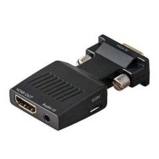 FAST ASIA Adapter-konvertor VGA (M) - HDMI (Ž) plug in