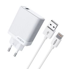 Kucni punjac Moxom MX-HC292 USB type C na lightning 18W beli