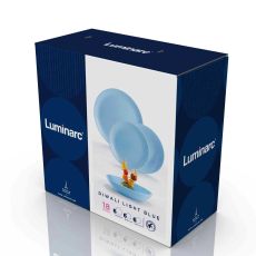 LUMINARC Diwali L.Blue set 18/1