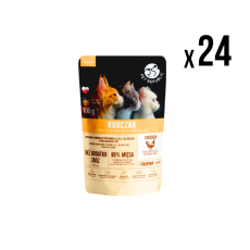 PET REPUBLIC Vlažna hrana za mačke Piletina 100g, 24 komada