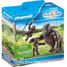 PLAYMOBIL 70360 Family Fun Gorila sa bebama