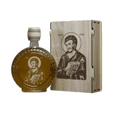 INFINITY DEKOR Slavski poklon set Sveti Luka, sa 2 čašice (rakija nije uključena)