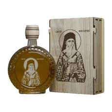 INFINITY DEKOR Slavski poklon set Sveti Nektarije, sa 2 čašice (rakija nije uključena)