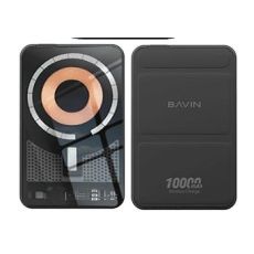 BAVIN Magnetic Power Bank 10000mAh 22.5W, crna