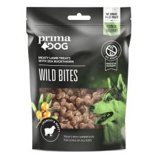 PRIMA DOG Wild bites 100 gr -jagnjetinai pasji trn