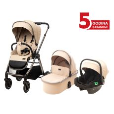 BBO KOLICA ZA BEBE 3u1 CHARM (QB622A) – BEIGE