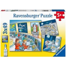 Ravensburger puzzle - Na svemirskoj misiji sa Tomom i Mijom - 3x49 delova