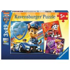 Ravensburger puzzle - Patrolne šape - 3x49 delova