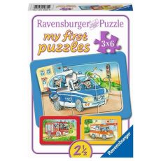 Ravensburger puzzle – Životinje u akciji - 3x6 delova