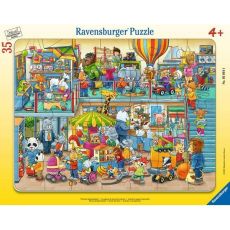 Ravensburger puzzle – Prodavnica igračaka za životinje - 35 delova