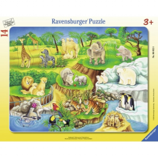 Ravensburger puzzle (slagalice)- Životinje u Zoo vrtu