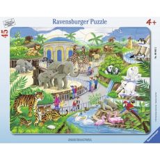Ravensburger puzzle - Poseta zoo vrtu - 45 delova