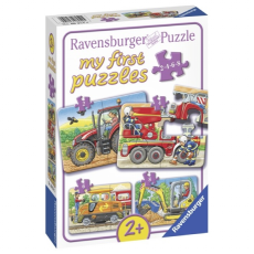 Ravensburger puzzle (slagalice) -Moje  prve puzzle, mašine