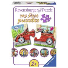 Ravensburger puzzle -Moje prve puzzle, 9 u 1 , vozila - 9x2 delova