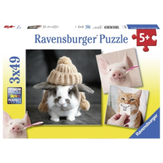 Ravensburger puzzle (slagalice) - Smešne živorinje portret