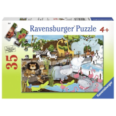 Ravensburger puzzle (slagalice) - Slatke životinje u Zoo vrtu