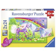 Ravensburger puzzle - Dugini konji - 2x24 delova