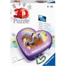 Ravensburger 3D puzzle (slagalice) - Kutija u obliku srca sa konjima