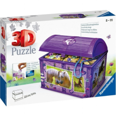 Ravensburger 3D puzzle (slagalice) - Kutija za blago sa motivom konja