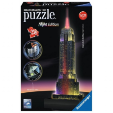Ravensburger 3D puzzle (slagalice) - Empire State Building noćno izdanje
