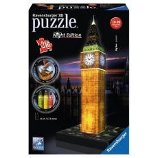 Ravensburger 3D puzzle - Big Ben noću - 216 delova
