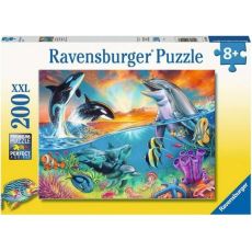 Ravensburger puzzle - Delfini - 200 delova