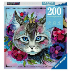 Ravensburger puzzle (slagalice) - Mačka u bojama
