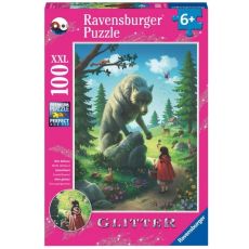 Ravensburger puzzle - Crvenkapa i vuk -100 delova