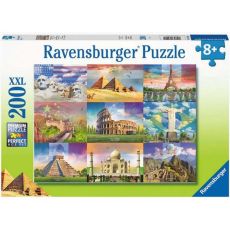 Ravensburger puzzle (slagalice) - Znamenitosti 200 XXL delova