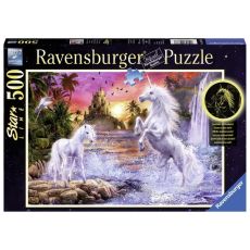 Ravensburger puzzle - Jednorog na reci - 500 delova