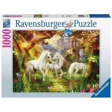 Ravensburger puzzle - Jednorozi u šumi - 1000 delova