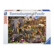 Ravensburger puzzle - Afričke životinje  - 3000 delova