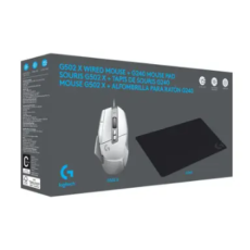 Logitech Set Gaming miš G502 X i Gaming podloga za miš G240, Beli