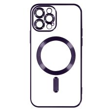 Silikonska futrola MagSafe iPhone 15 Pro Max, lila