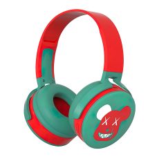Bluetooth slušalice DR-53, zelena/crvena