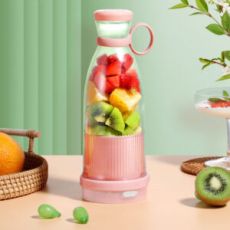 Homemates Prenosivi blender na bateriju roze boje 380ml