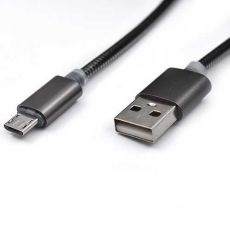 VELTEH USB metalni kabl Mikro 1m MAB-K10 Grey