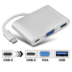 VELTEH USB Tip C na VGA + USB 3.0 adapter 3.1 UVA-23
