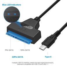 USB napojni kabl USB-C na Sata 22 pin NKC-K022