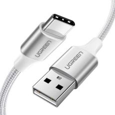UGREEN USB-A 2.0 na USB tip C kabl Alu.0.25m, Beli
