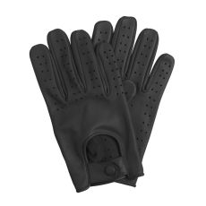 SW Kožne rukavice za vožnju crne veličina l