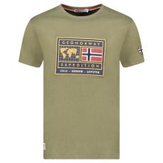 GEOGRAPHICAL NORWAY Majica kratak rukav jofoten db kaki men 254  M