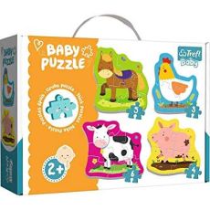 TREFL Puzzle baby classic  animals - 4 puzle (3,4,5,6 delova)