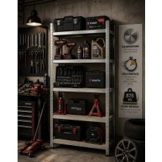 eHomeStorage Garažna metalna polica 172x75x30cm 5 nivoa