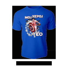 RED STAR DECIJA MAJICA HEROJ TEO PLAVA 7