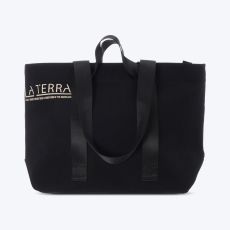 LA TERRA large canvas beach shopper