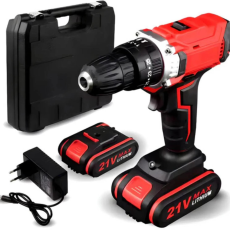 AKU Bušilica u koferu sa dve baterije