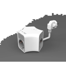 Produžni kabl sa prenaponskom zaštitom sa 3 utičnice MAX MPS-03UG-3M/3m/USB portovi(USB A + USB C )