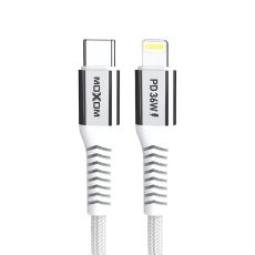 MOXOM USB data kabl MX-CB236 PD 36W Type-C na Lightning 1m, bela
